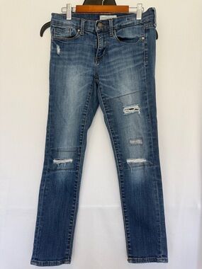 Banana Republic Distressed Blue Skinny Jeans